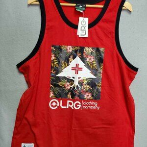 NWT LRG Men's Sleeveless Tank Top Shirt Red Clothing Apparel